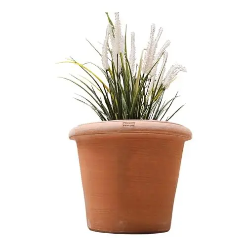 Produktbild: Teramico BLUMENKÜBELXXL Blumentopf Pflanzgefäß Übertopf Terracotta FROSTFEST QUALITÄTSWARE Siena Conca LISCIA Toscana (48cm)
