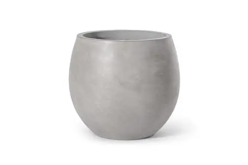 Produktbild: Teramico Pflanzgefäße Blumentöpfe Übertöpfe aus Leicht-Beton - absolut frostfest - für den Innen- und Außenbereich (Gaevle, XL)