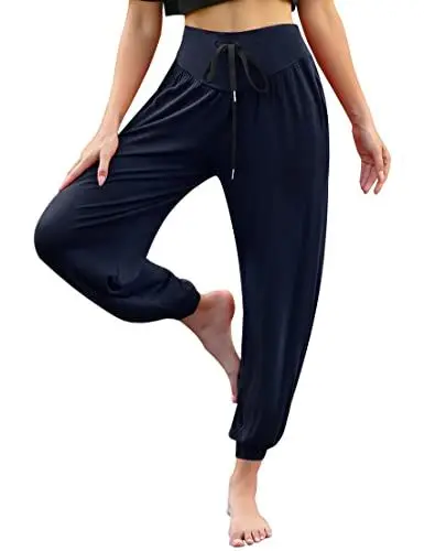 Produktbild: Terecey Yogahose Damen Lang Yoga Hosen Jogginghosen Damen Locker Pilates Hose Weit Sweatpants Yogahosen für Jogging Training Pilates