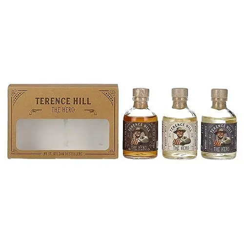 Produktbild: St. Killian Terence Hill THE HERO Set 38,7% Vol. 3x0,05l in Geschenkbox, 0.33 kilograms