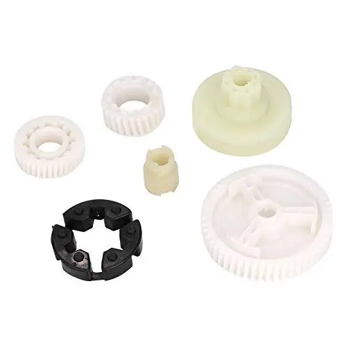Produktbild: Terisass Vorne links Fahrerseite Power Window Lift Motor 6 Stk. Autofenstergläser Motor Gear Replacement Kit
