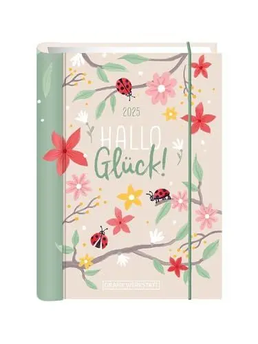 Produktbild: Terminplaner 2025 Hallo Glück: Terminplaner Hardcover
