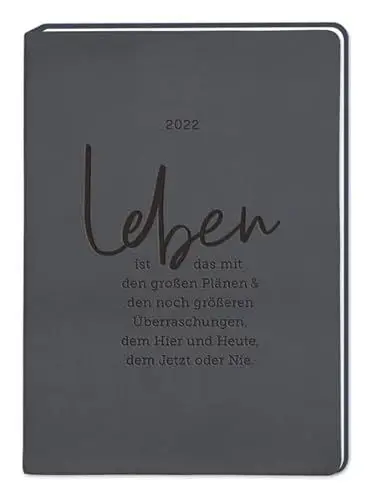 Produktbild: Terminplaner A5 Lederlook 2024 Schwarz: Terminplaner Lederlook A5