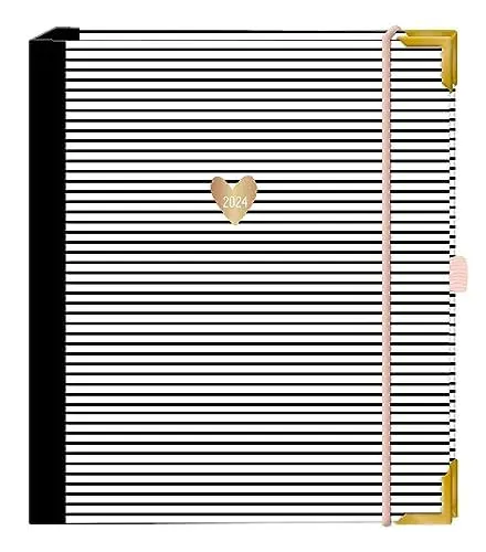 Produktbild: Terminplaner A5 Premium 2024 Streifen: Premium-Terminplaner