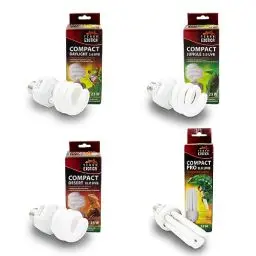 Produktbild: Terra Exotica Compact Daylight 2.0 UVB - 23 Watt Energiesparlampe - Auswahl zwischen 2.0, 5.0, 8.0 und 10.0 UVB Lampen für Ihr Terrarium - Tageslichtlampe für Ihr Terrarium
