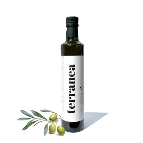 Produktbild: terranea N°1 Olivenöl extra virgin kaltgepresst, Griechenland, 100% Manaki-Olive, 500 ml