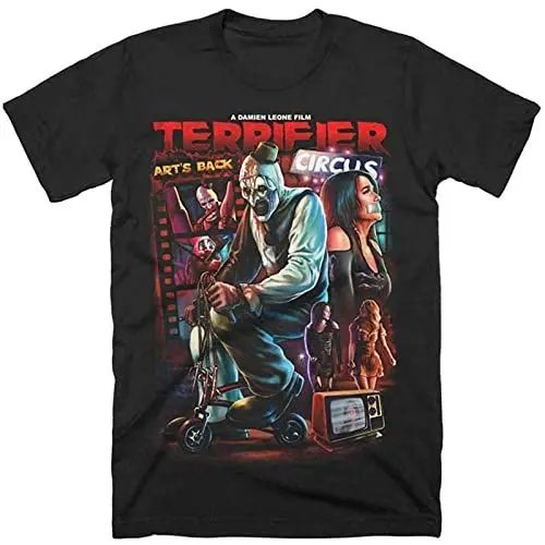 Produktbild: Terrifier Joy Ride T-Shirt Black Graphic Unisex Tee Shirt M