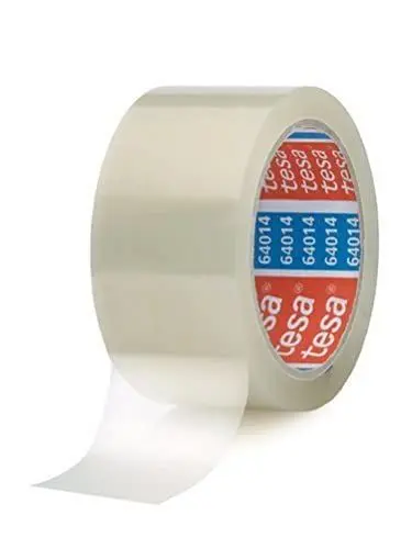 Produktbild: Tesa 1 Rolle Paketklebeband (66m:50mm, leise abrollbar) transparent