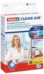 Produktbild: tesa Clean Air - effektiver Feinstaubfilter für Laserdrucker (Größe M)