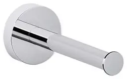 Produktbild: tesa SMOOZ Ersatzrollenhalter für Toilettenpapier, verchromt - zur Wandbefestigung ohne Bohren, inkl. Klebelösung - 50 mm x 50 mm x 125 mm