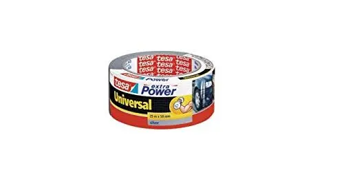 Produktbild: tesa extra Power Universal Gewebeband - Gewebeverstärktes Ductape zum Reparieren, Befestigen, Bündeln, Verstärken oder Abdichten - 25m x 50mm - Grau