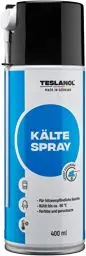 Produktbild: TESLANOL 26034 Kältespray Werkstatt / Kühlung hitzeempfindlicher Bauteile wie Thermostate / Kälteschockspray / Kälte Spray inkl. Sprührohr / Spraydose 400 ml