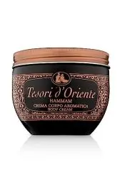 Produktbild: TESORI D’ORIENTE Körpercreme 'Hammam', 300 ml, aromatische Bodylotion mit Argan-Öl und Orangenblüte, Feuchtigkeitscreme zur Körperpflege, Wellness-Ritual für Körper & Sinne