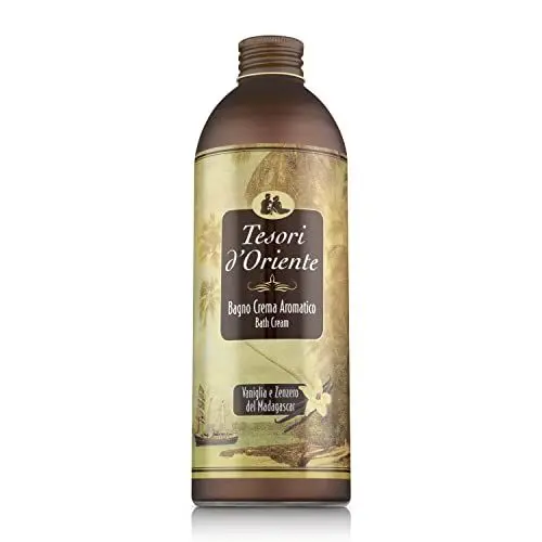Produktbild: Tesori d'Oriente - Cremebad Vanille und Ingwer aus Madagaskar, Duschgel, das der Haut ein langanhaltendes Wohlgefühl verleiht, 500 ml