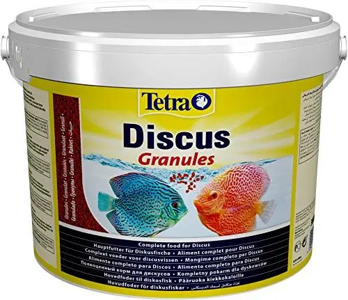 Produktbild: Tetra Discus Granules - Fischfutter für alle Diskusfische, fördert Gesundheit, Farbenpracht und Wachstum, 10 L Eimer