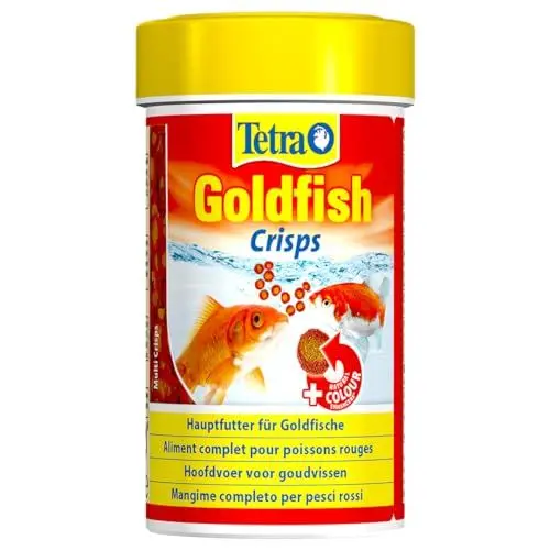 Produktbild: Tetra Goldfish Crisps - Fischfutter in Crisp-Form für alle Goldfische und andere Kaltwasserfische, 250 ml Dose