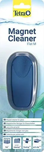 Produktbild: Tetra Magnet Cleaner Flat M - Magnetischer Scheibenreiniger für das Aquarium, Scheibenmagnet für eine schnelle und einfache Reinigung von Aquarien mit bis zu 6 mm Glassstärke