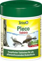 Produktbild: Tetra Pleco Tablets – Nährstoffreiches Fischfutter für alle pflanzenfressenden Bodenfische (z.B. Welse), 275 Tabletten