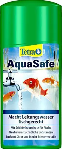 Produktbild: Tetra Pond AquaSafe - macht Leitungswasser fischgerecht, schützt Fische und Pflanzen im Gartenteich zuverlässig, 500 ml