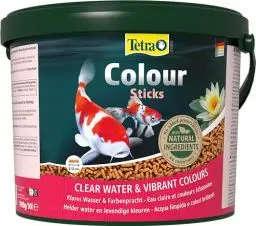 Produktbild: Tetra Pond Colour Sticks - Fischfutter für Teichfische, für natürliche Farbenpracht und klares Wasser im Teich, 10 L Eimer
