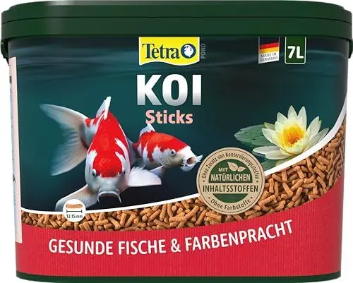 Produktbild: Tetra Pond Koi Sticks - Koi-Futter für farbenprächtige Fische und eine verbesserte Wasserqualität, 7 L Eimer