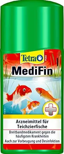 Produktbild: Tetra Pond MediFin - Medikament für Teichfische gegen die häufigsten Krankheiten, auch zur Vorbeugung und Desinfektion, 250 ml