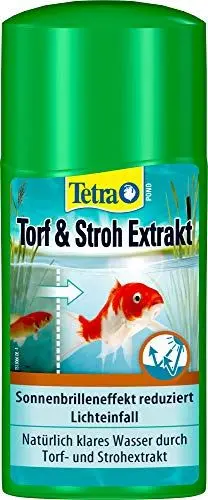Produktbild: Tetra Pond Torf & Stroh Extrakt - Wasserpflege mit rein pflanzlichen Wirkstoffen, zur natürlichen Vorbeugung von Algenwachstum, 250 ml