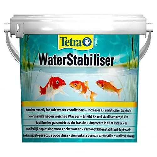 Produktbild: Tetra Pond WaterStabiliser - stabilisert wichtige Wasserwerte, optimiert den KH- und pH-Wert im Gartenteich, beugt weichem Teichwasser vor, 1,2 kg