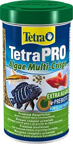 Produktbild: Tetra Pro Algae Multi-Crisps - Premium Fischfutter mit Algenkonzentrat für erhöhte Widerstandskraft, 500 ml