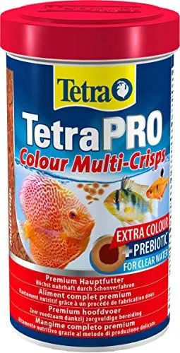 Produktbild: Tetra Pro Colour Multi-Crisps - Premium Fischfutter mit Farbkonzentrat für schöne, farbenprächtige Fische, 500 ml Dose