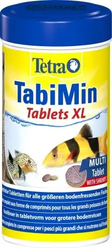 Produktbild: Tetra Tablets TabiMin XL - Tabletten Fischfutter für alle größeren Bodenfische, insbesondere für Bodenfische mit größerem, unterständigem Maul, 133 Tabletten Dose