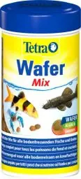 Produktbild: Tetra Wafer Mix - Fischfutter für alle Bodenfische (z.B. Welse) und Krebse, für gesundes Wachstum und Vitalität, 250 ml Dose