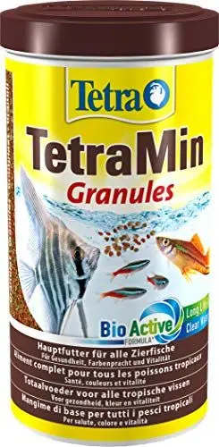 Produktbild: TetraMin Granules - langsam absinkendes Fischfutter, ideal für Fische in der mittleren Wasserschicht des Aquariums, 1 L Dose