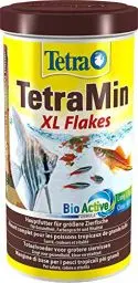 Produktbild: TetraMin XL Flakes - Fischfutter in Flockenform für größere Zierfische, ausgewogene Mischung für gesunde Fische und klares Wasser, 1 L Dose