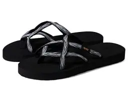 Produktbild: Teva Damen Olowahu Womens Flipflop, Palms Black/White, 40 EU