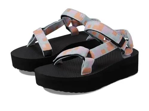 Produktbild: Teva Damen W Flatform Universal Sandale, Retro Shapes Pearl Blue, 41 EU