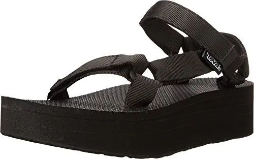 Produktbild: Teva Damen W Original Universal Flatform Plateau Sandalen, Schwarz (Black), 38 EU