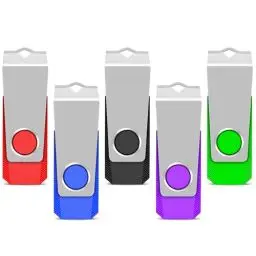 Produktbild: TEWENE USB Stick 4GB 5 Stück Set,USB Speicherstick Flash Drive Memory Stick,High Speed USB 2.0 Mehrfarbig Rotate.