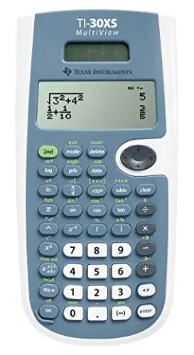 Produktbild: Texas Instruments TI-30XS MultiView Schulrechner (bis zu 4-zeiliges Display, Solar- und Batteriebetrieb)