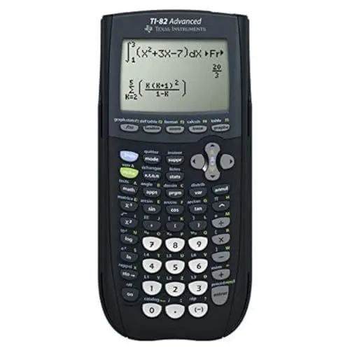 Produktbild: Texas Instruments TI-82 ADVANCED Grafikrechner (8-zeilig), nur mit französischer Anleitung und Sprache