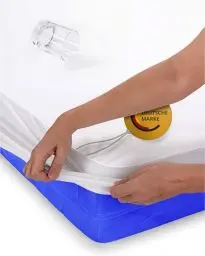 Produktbild: TEXMAXX® Matratzenschoner 100 x 200 cm - atmungsaktiv/wasserdichte Matratzenauflage/Inkontinenz Bettunterlage/waschbare Matratzenunterlage/Bettunterlage wasserdicht