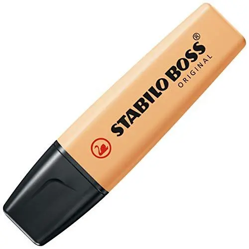 Produktbild: Textmarker - STABILO BOSS ORIGINAL Pastel - Einzelstift - sanftes Orange