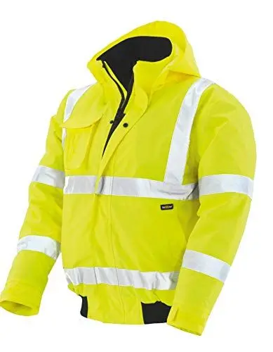 Produktbild: teXXor Warnschutz-Pilotenjacke Whistler wasserdichte, winddichte Arbeitsjacke, S, gelb, 4118