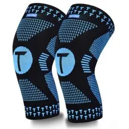 Produktbild: Teylam Kniebandage für Männer/Damen 2er set, Medizinisches knieschoner für Meniskusriss, Arthritis, ACL, Kompression bandage knie für Basketball, Yoga, Laufen, Rechts & links Bein tragbar
