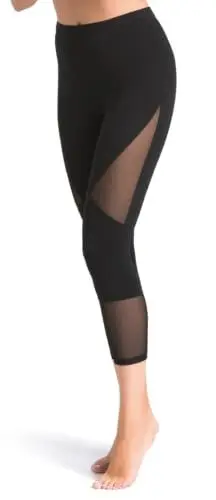 Produktbild: Teyli Damen 7/8 Baumwolle Leggings Tina Schwarz XXL