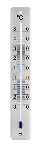 Produktbild: TFA Dostmann Analoges Innen-Außen-Thermometer, 12.2046.61, aus Edelstahl, Innen- und Außentemperatur, wetterfest
