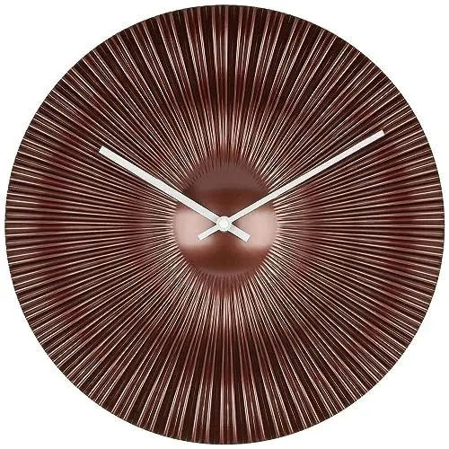 Produktbild: TFA Dostmann Designer Funk-Wanduhr Rokoko, 60.3520.51, Elegantes modernes Ziffernblatt, Retro-Glamour, Funkuhr, Kupfer