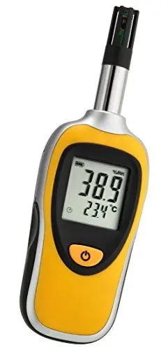 Produktbild: TFA Dostmann Klima Bee Digitales Profi-Thermo-Hygrometer, Messung von Temperatur/Luftfeuchtigkeit, schnell, präzise, vielseitig einsetzbar