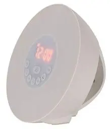 Produktbild: TFA Dostmann Tageslichtwecker Wake Up Light, 60.2019.02, Lichtwecker mit Sonnenaufgang, FM-Radio, 6 Wecktöne, Schlummerfunktion, weiß, Kunststoff, 170 mm