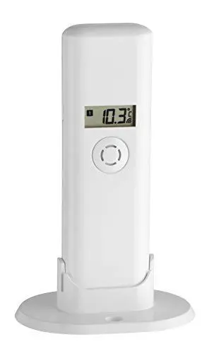 Produktbild: TFA Dostmann Temperatursender, 30.3143.IT, für bestimmte TFA Funkstationen, mit Display, Update alle 4 Sekunden, weiß, 1 - Pack